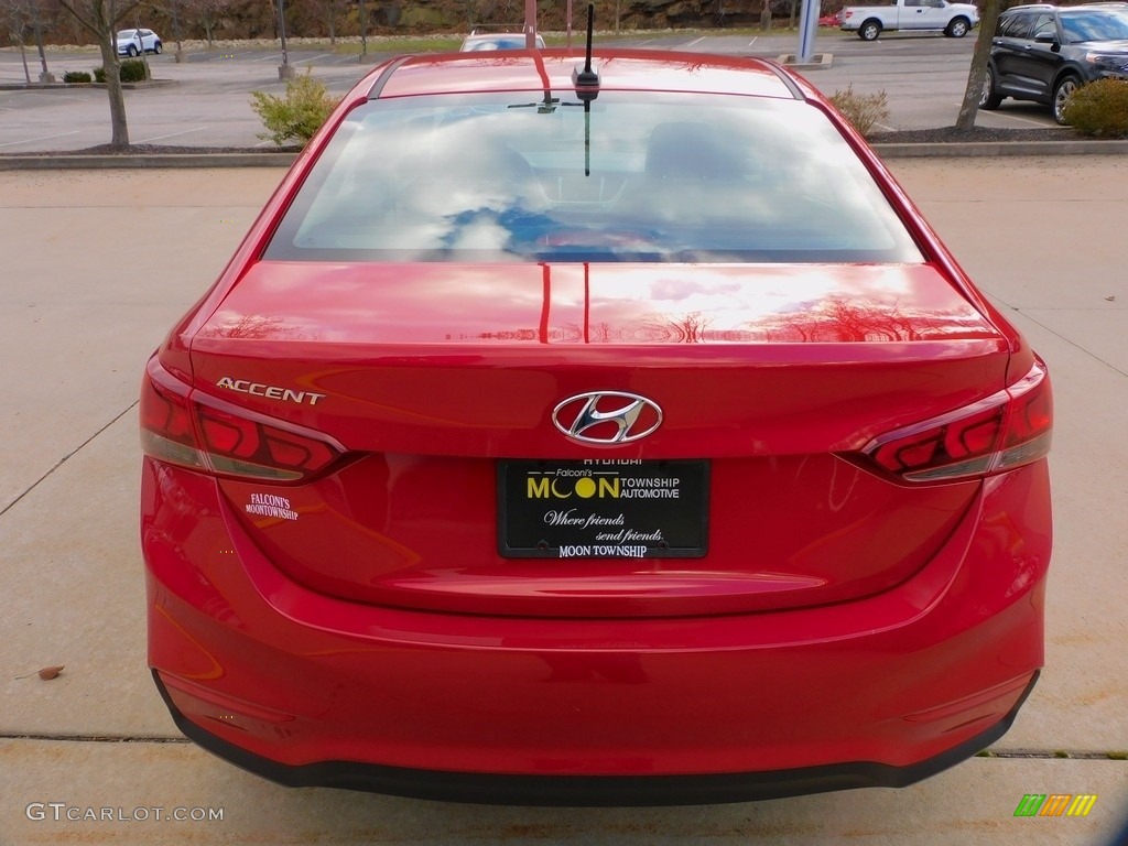 2022 Accent SEL - Pomegranate Red / Beige photo #3