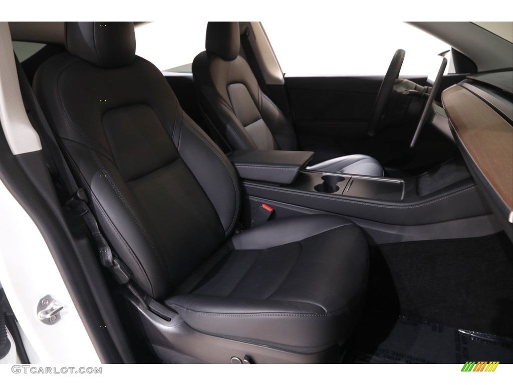 Black Interior 2021 Tesla Model Y Long Range AWD Photo #143453796