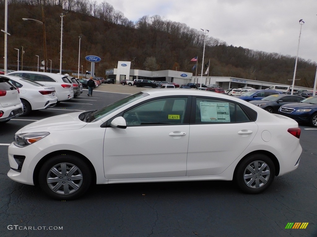 Clear White 2022 Kia Rio LX Exterior Photo #143453942