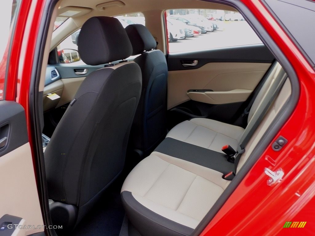 2022 Accent SEL - Pomegranate Red / Beige photo #12