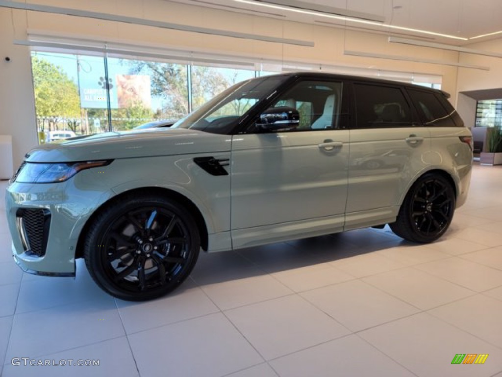 2022 Range Rover Sport SVR - SVO Premium Palette Green / Cirrus/Ebony photo #6