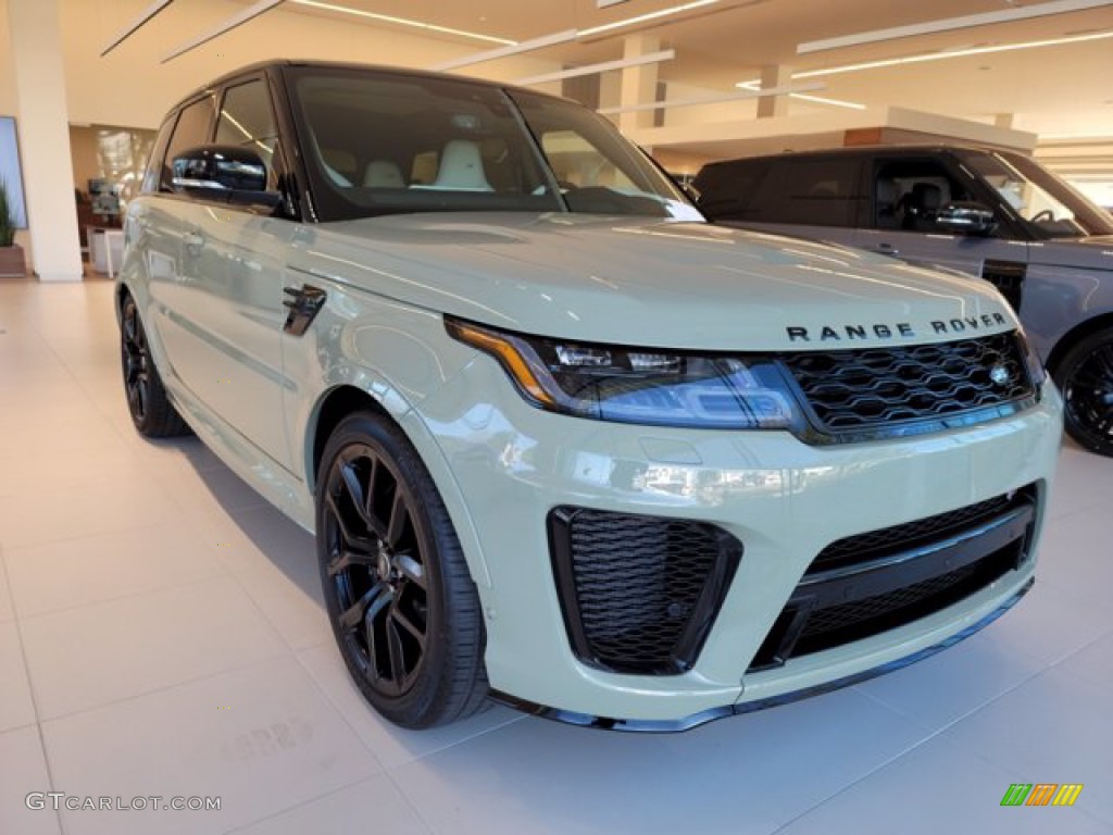 2022 Range Rover Sport SVR - SVO Premium Palette Green / Cirrus/Ebony photo #12