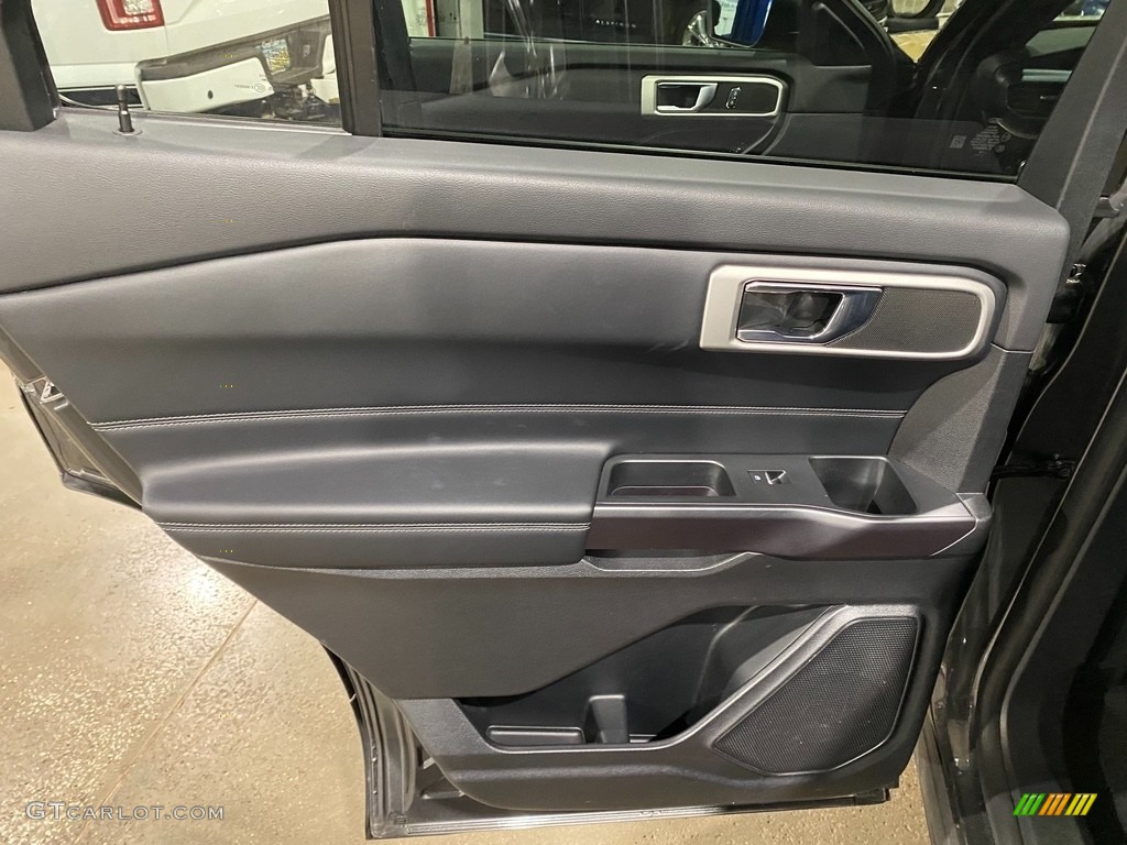 2020 Ford Explorer XLT 4WD Ebony Door Panel Photo #143455851