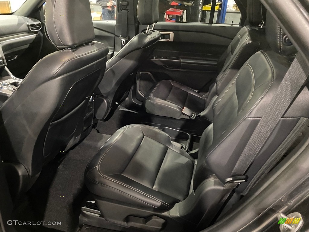 Ebony Interior 2020 Ford Explorer XLT 4WD Photo #143455875