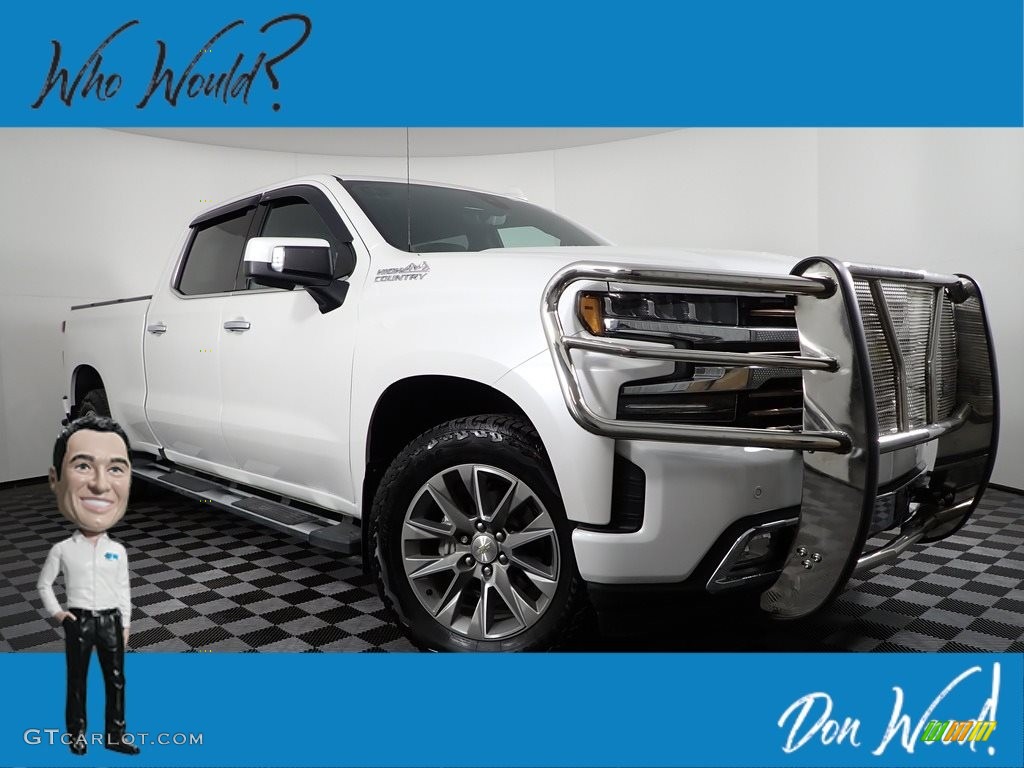 2021 Silverado 1500 High Country Crew Cab 4x4 - Summit White / Jet Black photo #1