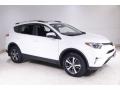 Super White 2018 Toyota RAV4 XLE