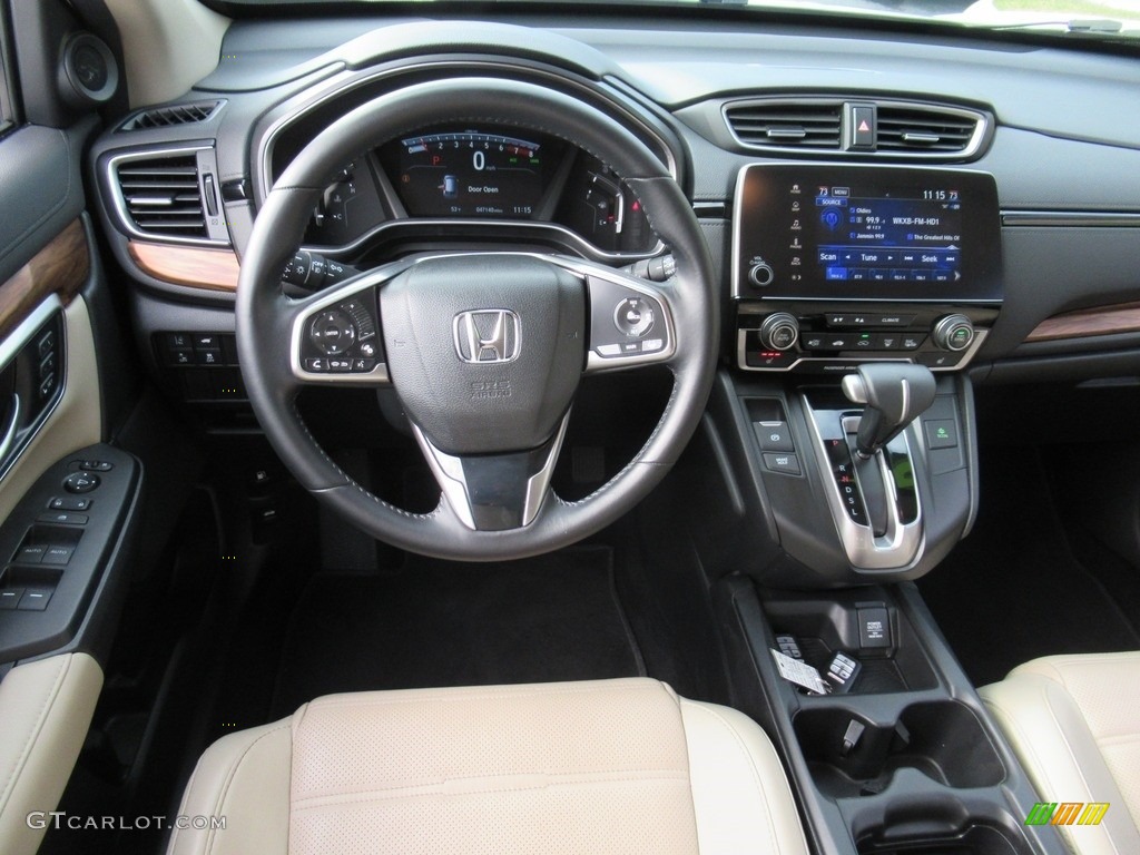2018 CR-V Touring AWD - White Diamond Pearl / Ivory photo #15