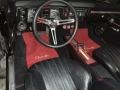 Black 1968 Chevrolet Chevelle Malibu Interior Color