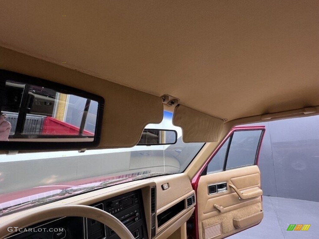 Tan Interior 1988 Jeep Comanche Pioneer 2WD Photo #143459157