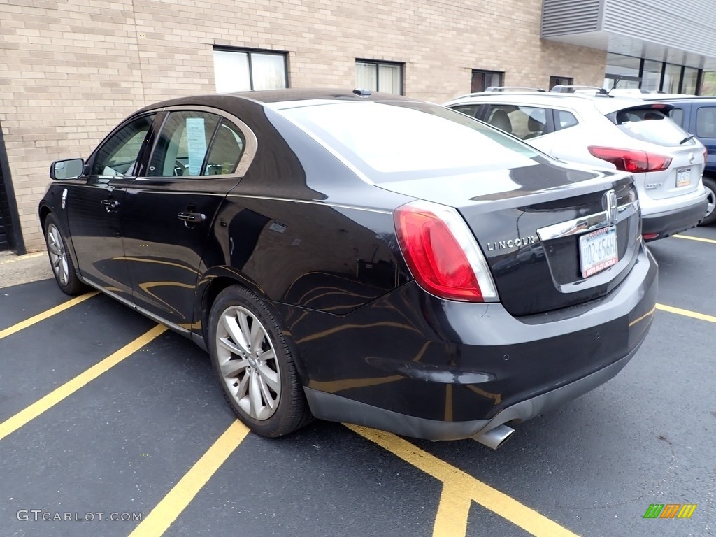 2011 MKS AWD - Tuxedo Black Metallic / Light Camel photo #2