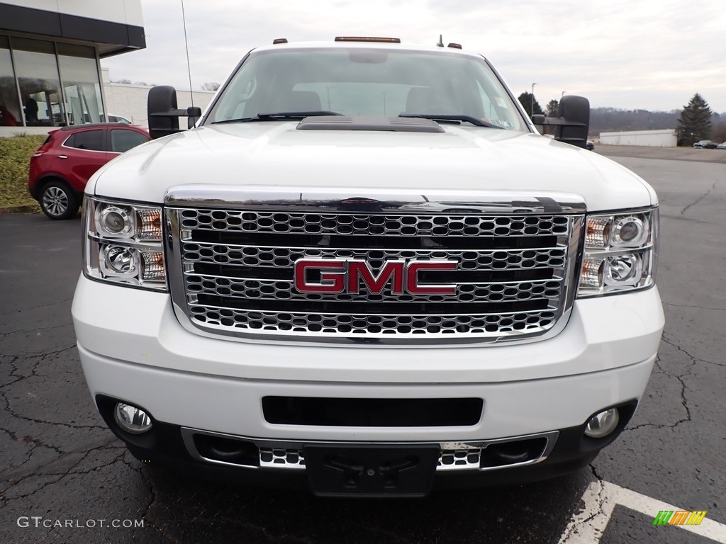 2011 Sierra 3500HD Denali Crew Cab 4x4 - Summit White / Ebony photo #3
