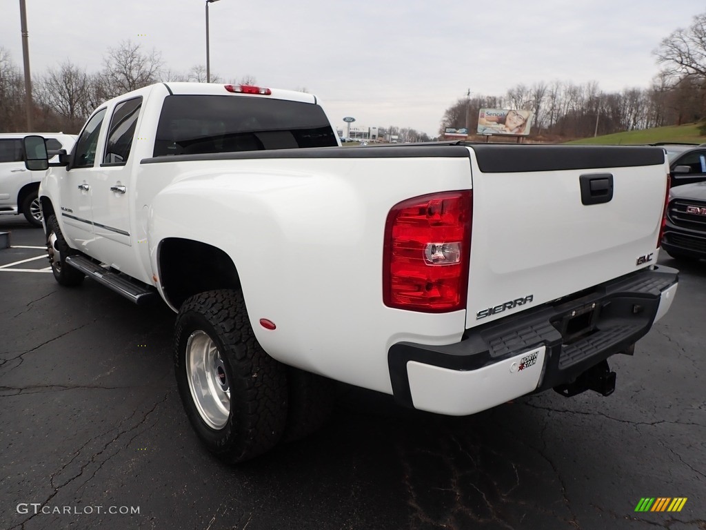 2011 Sierra 3500HD Denali Crew Cab 4x4 - Summit White / Ebony photo #11