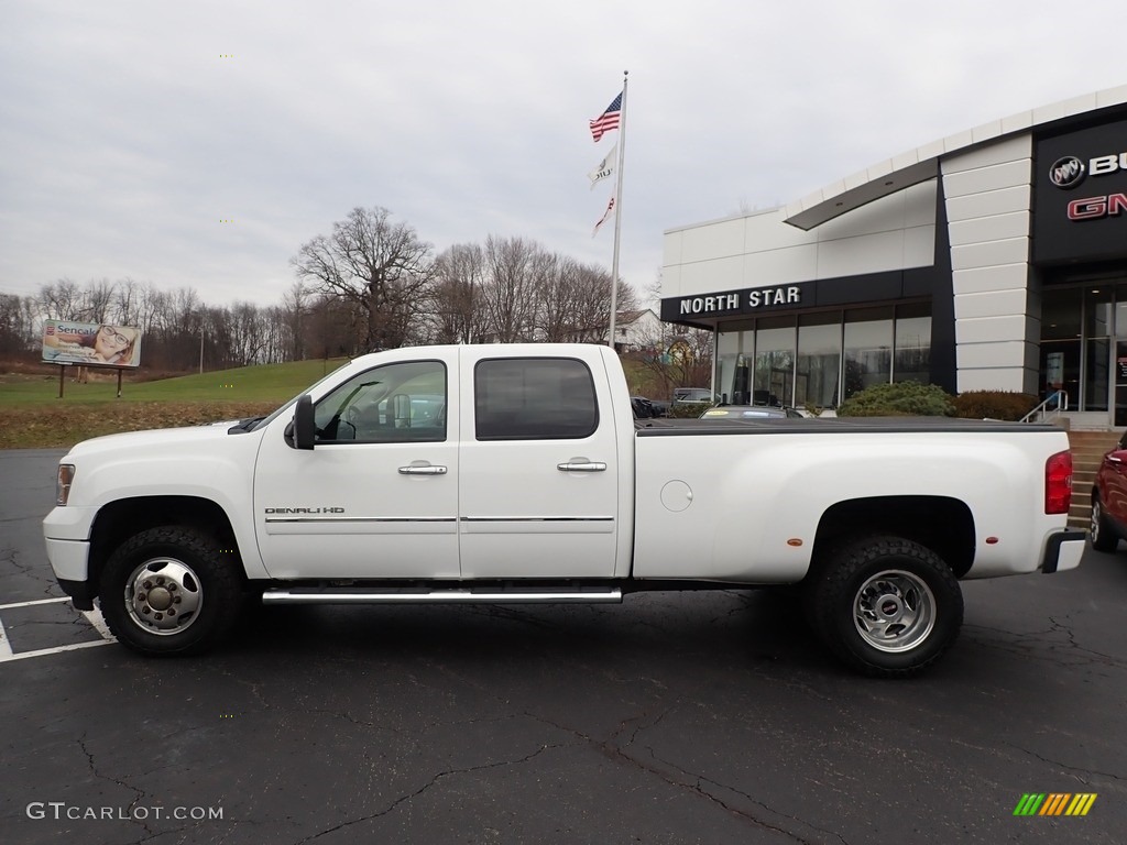 2011 Sierra 3500HD Denali Crew Cab 4x4 - Summit White / Ebony photo #12