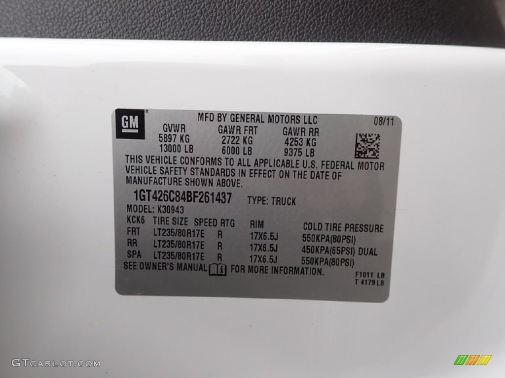 2011 Sierra 3500HD Denali Crew Cab 4x4 - Summit White / Ebony photo #15