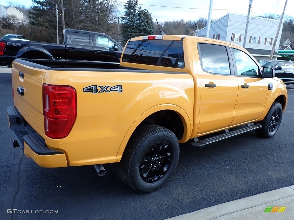 2021 Ranger XLT SuperCrew 4x4 - Cyber Orange Metallic / Ebony photo #5