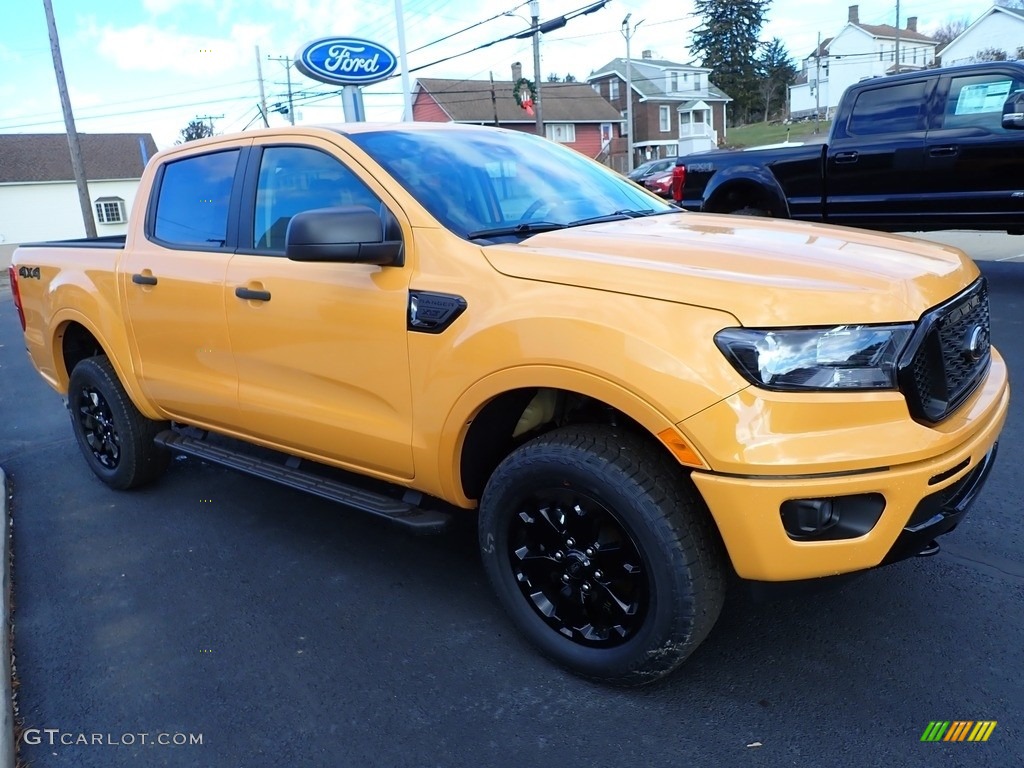Cyber Orange Metallic 2021 Ford Ranger XLT SuperCrew 4x4 Exterior Photo #143462344