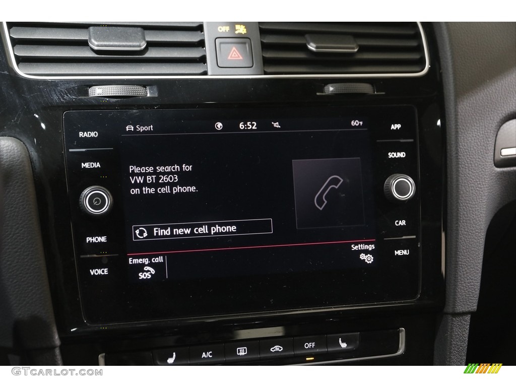 2020 Golf GTI SE - White Silver Metallic / Titan Black photo #11