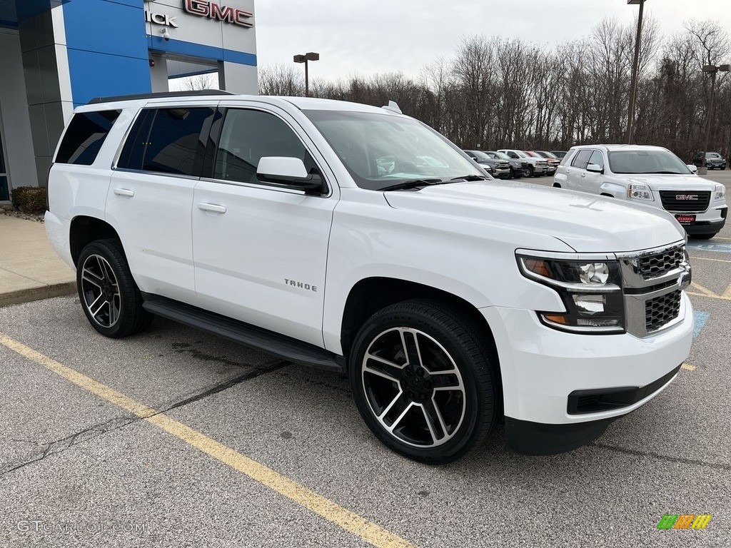 2019 Tahoe LS 4WD - Summit White / Jet Black photo #4