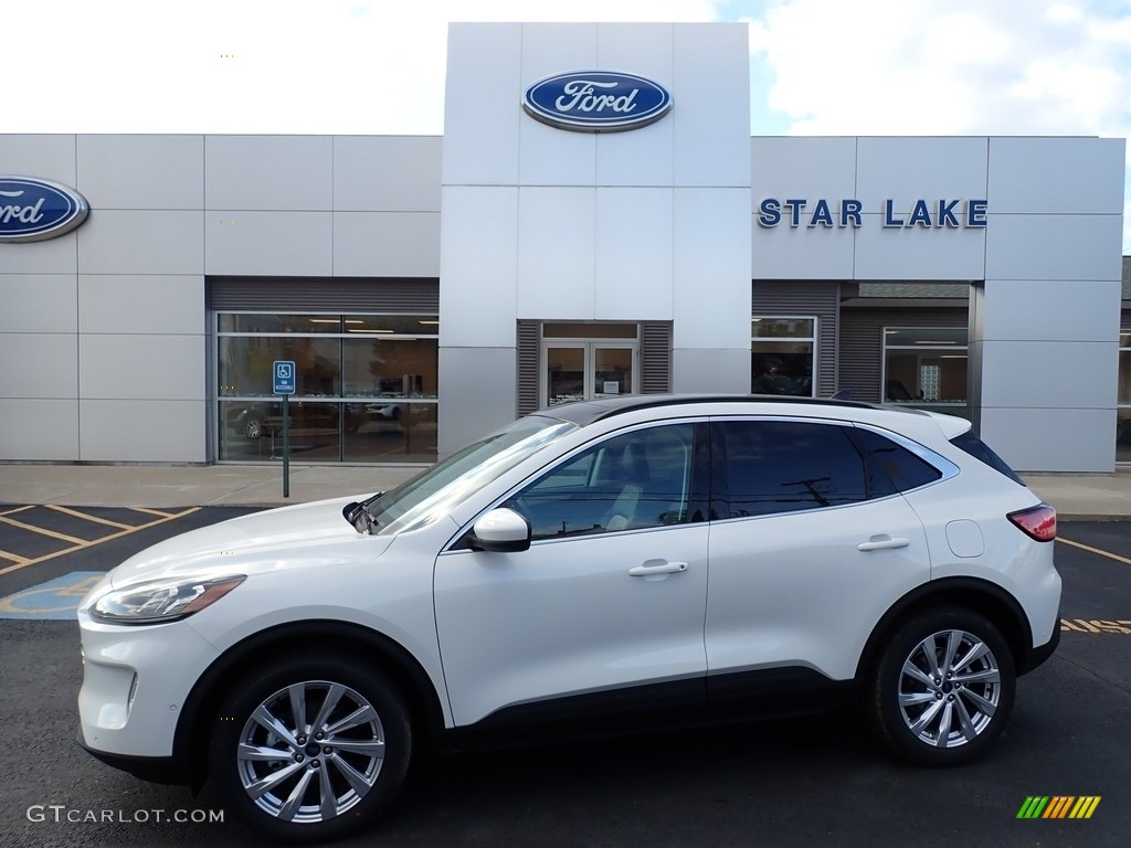 2022 Escape Titanium 4WD - Star White Metallic / Ebony/Sandstone photo #1