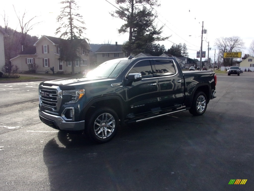 2019 Sierra 1500 SLT Crew Cab 4WD - Dark Sky Metallic / Jet Black photo #7