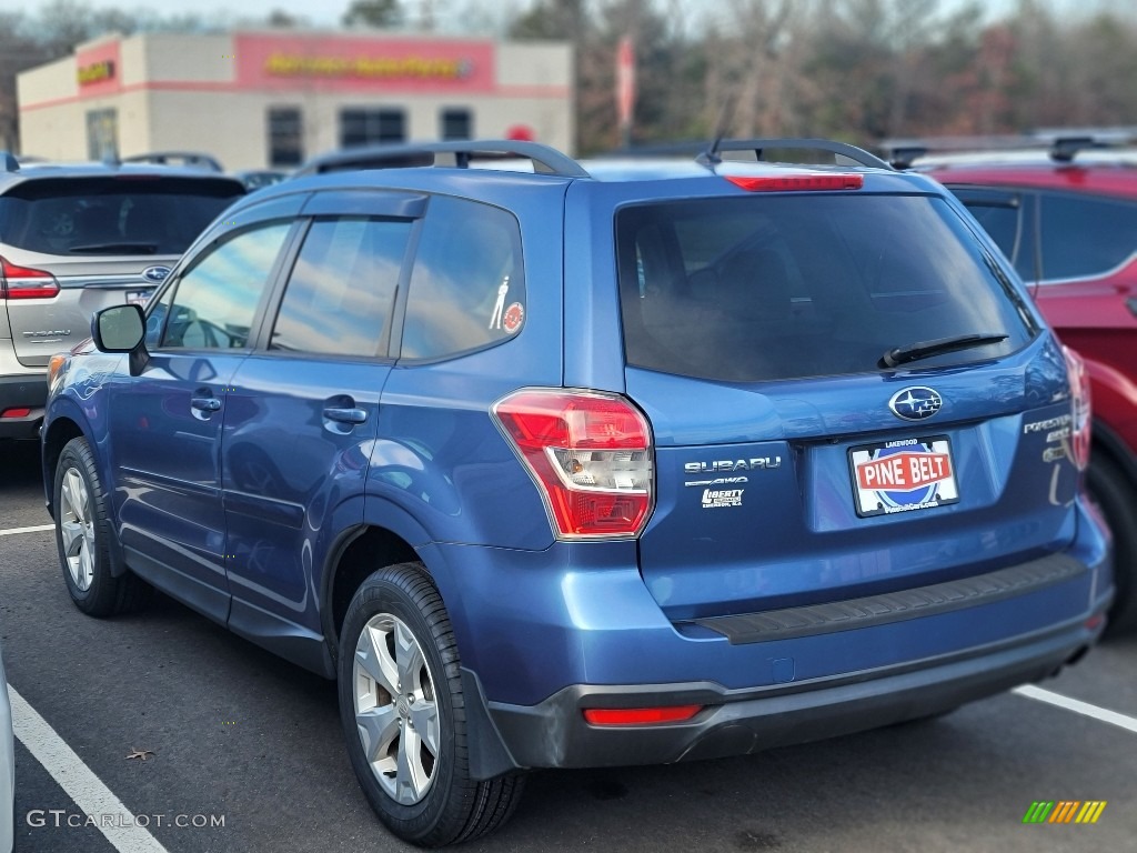 2015 Forester 2.5i Premium - Quartz Blue Pearl / Gray photo #4