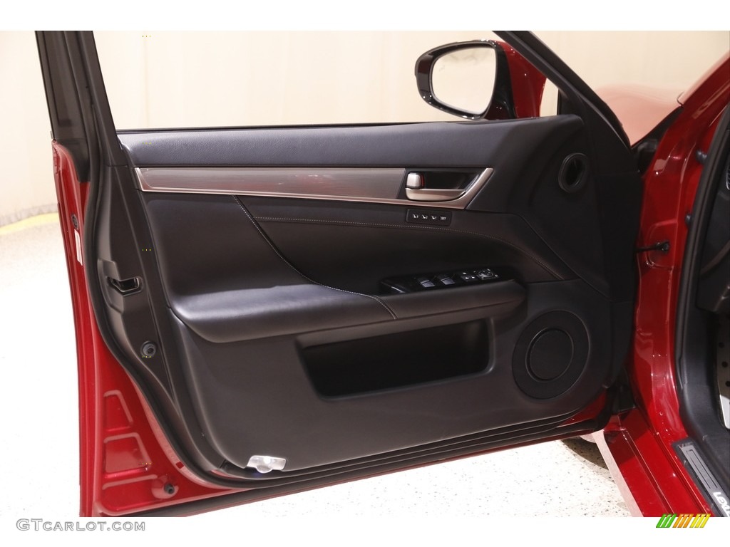 2015 Lexus GS 350 F Sport AWD Sedan Black Door Panel Photo #143464361