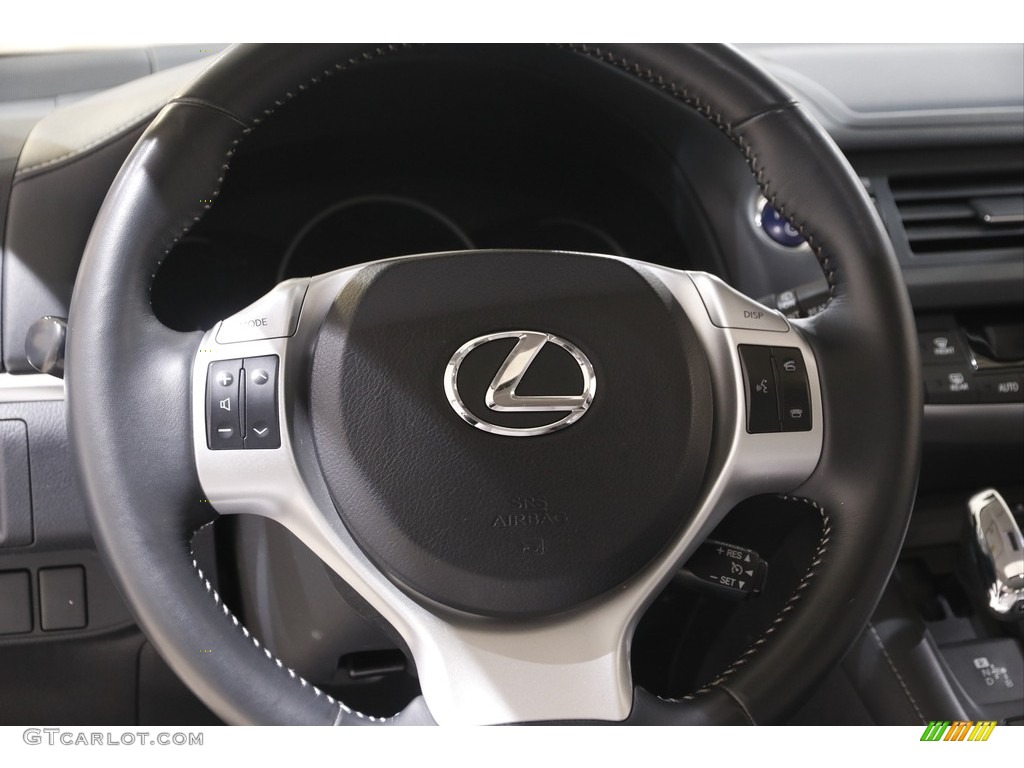 2012 CT 200h Hybrid Premium - Tungsten Silver Pearl / Water Gray photo #7