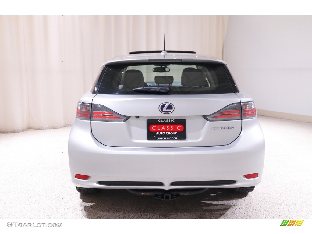 2012 CT 200h Hybrid Premium - Tungsten Silver Pearl / Water Gray photo #21