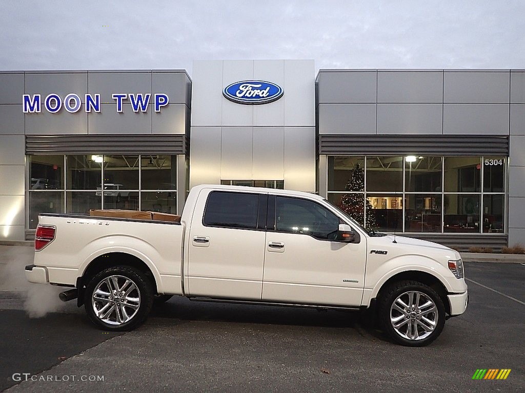 White Platinum Metallic Tri-Coat Ford F150