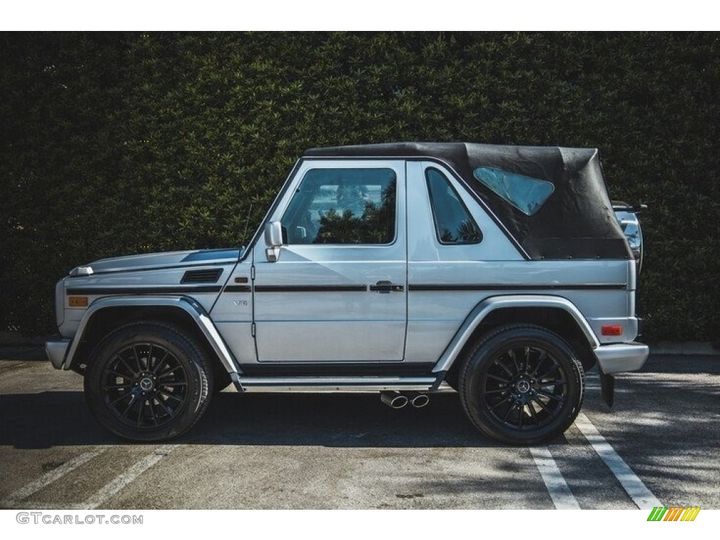 2000 G 500 Cabriolet - Brilliant Silver Metallic / Black photo #15