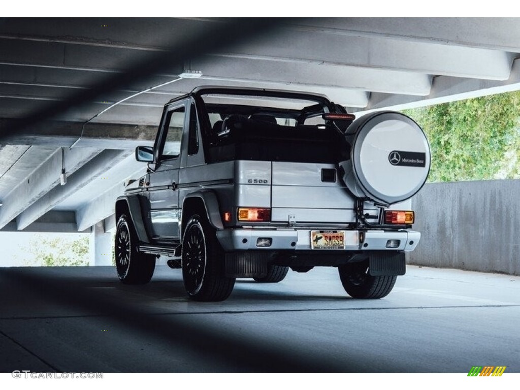 2000 G 500 Cabriolet - Brilliant Silver Metallic / Black photo #19