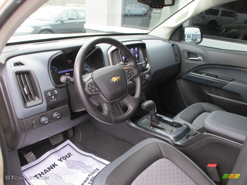 Jet Black Interior 2021 Chevrolet Colorado Z71 Crew Cab 4x4 Photo #143466251