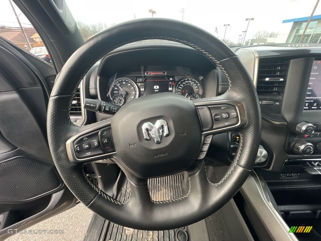 2021 Ram 1500 Rebel Crew Cab 4x4 Steering Wheel Photos