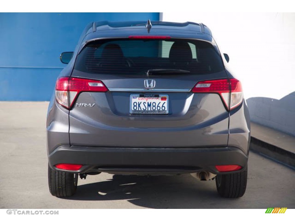 2019 HR-V LX - Modern Steel Metallic / Black photo #11