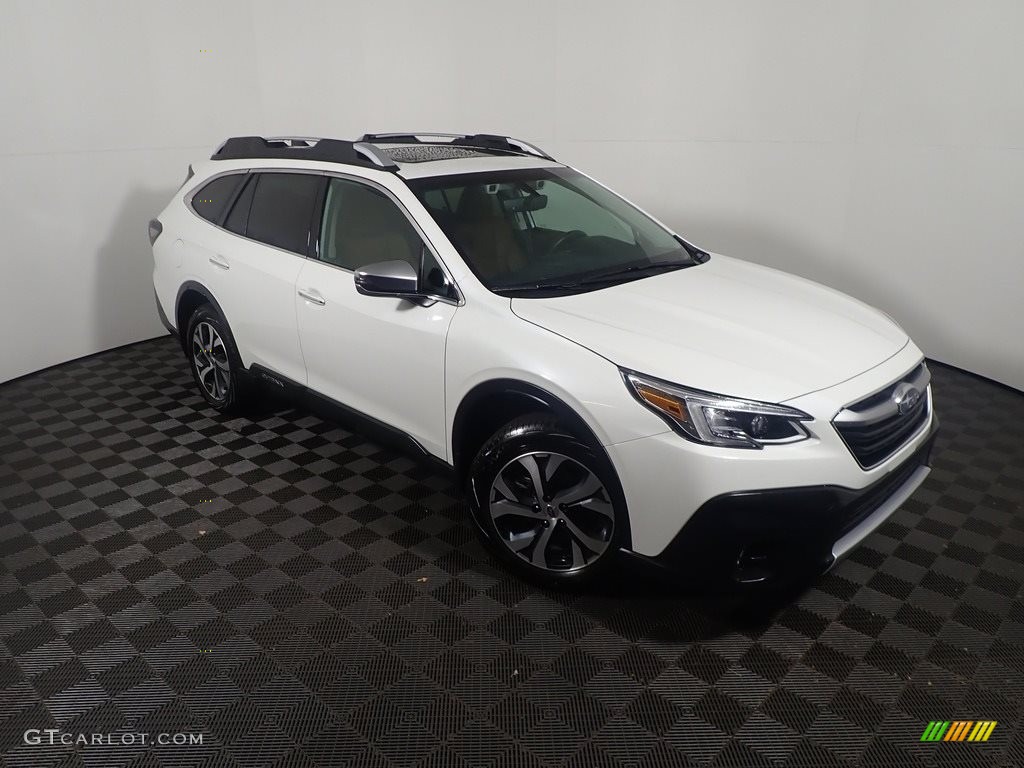2021 Outback 2.5i Touring - Crystal White Pearl / Java Brown photo #5