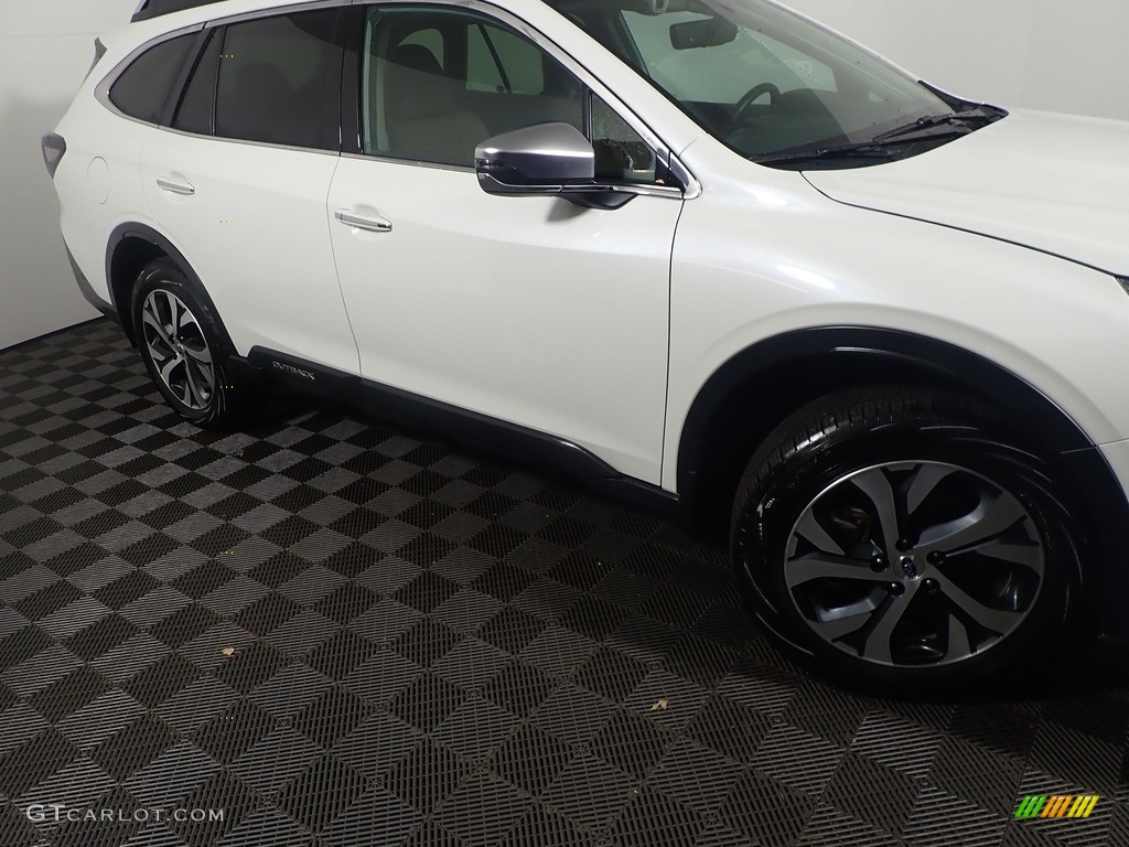 2021 Outback 2.5i Touring - Crystal White Pearl / Java Brown photo #6