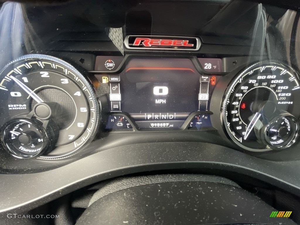 2021 Ram 1500 Rebel Crew Cab 4x4 Gauges Photo #143467025