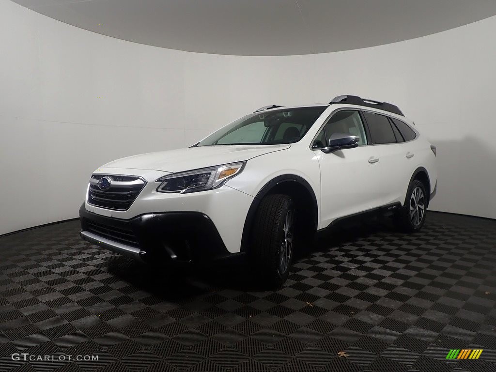 2021 Outback 2.5i Touring - Crystal White Pearl / Java Brown photo #10