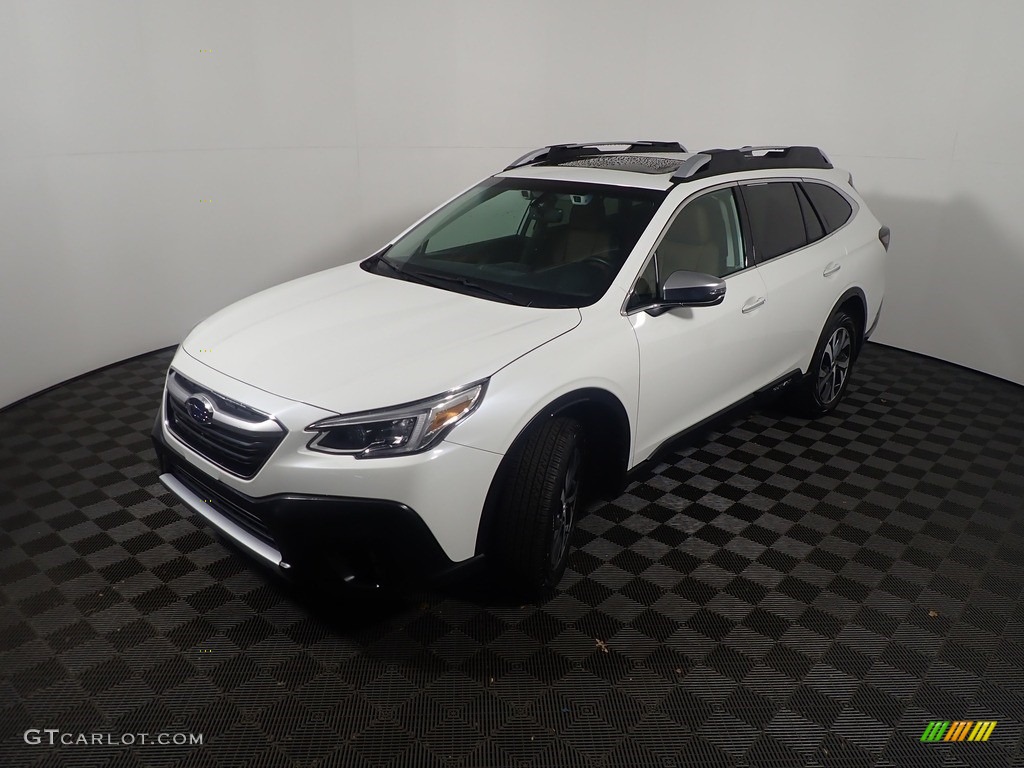 2021 Outback 2.5i Touring - Crystal White Pearl / Java Brown photo #11