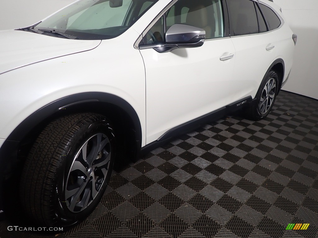 2021 Outback 2.5i Touring - Crystal White Pearl / Java Brown photo #12