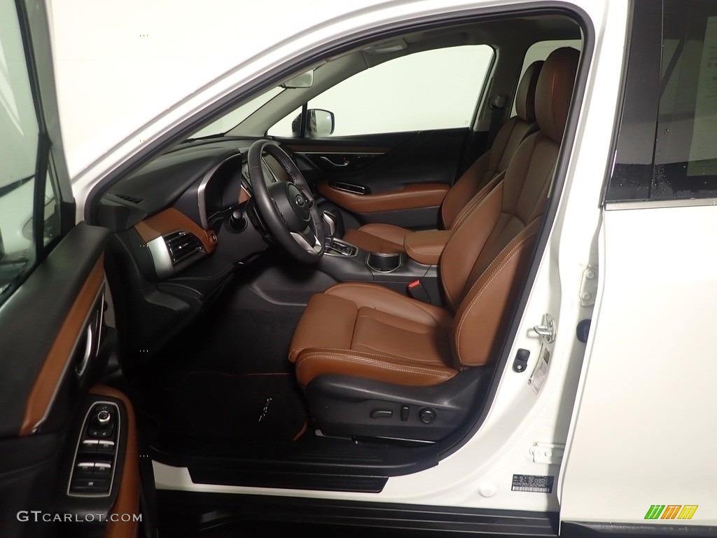 2021 Outback 2.5i Touring - Crystal White Pearl / Java Brown photo #25
