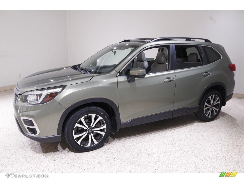 2020 Forester 2.5i Limited - Jasper Green Metallic / Black photo #3