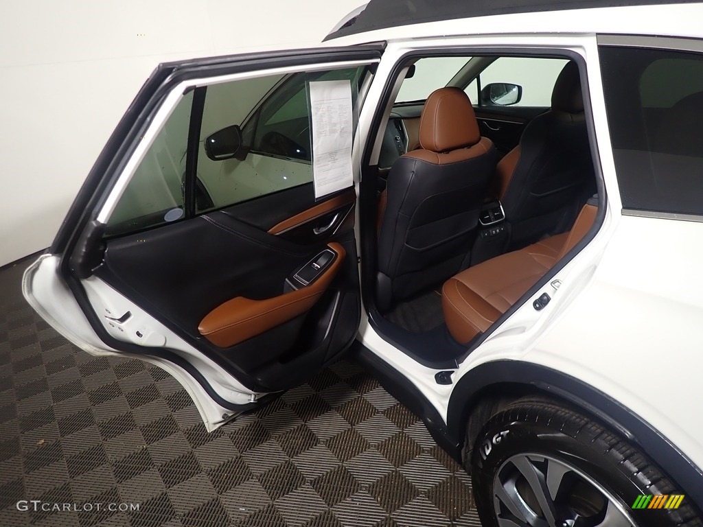 2021 Outback 2.5i Touring - Crystal White Pearl / Java Brown photo #37