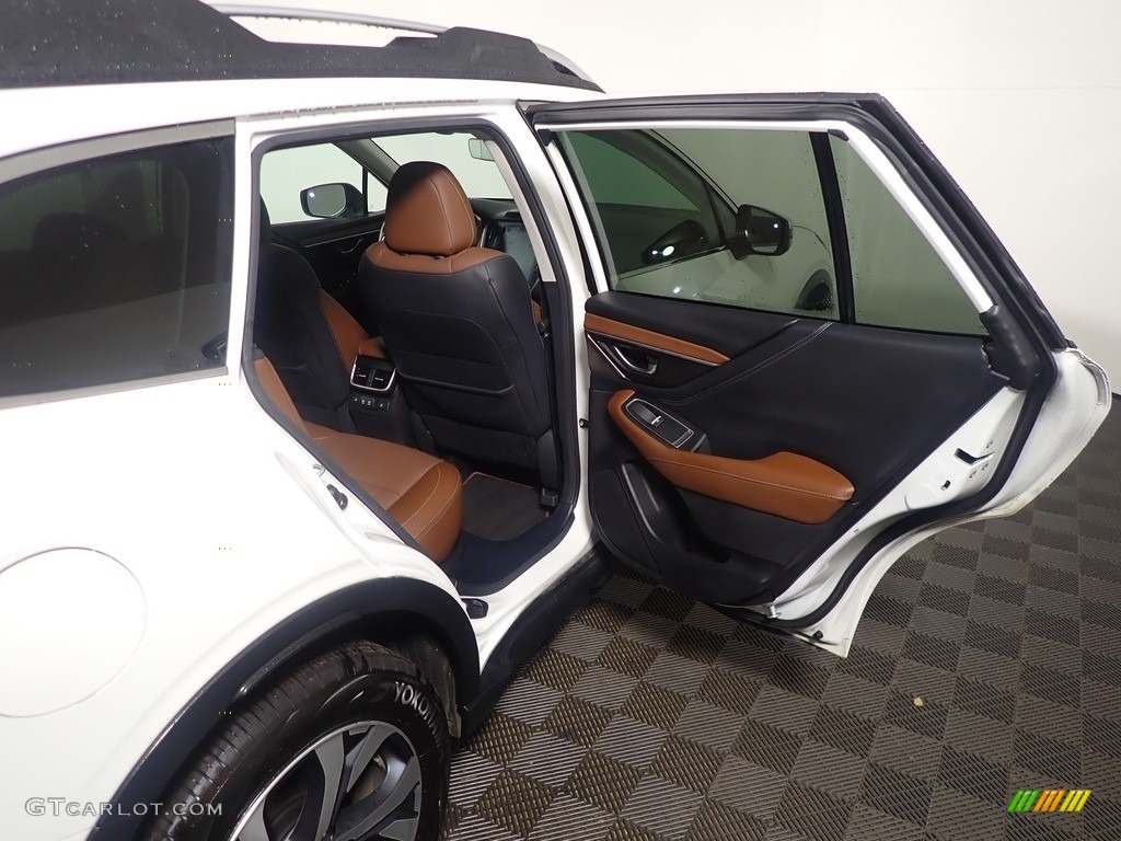 2021 Outback 2.5i Touring - Crystal White Pearl / Java Brown photo #39