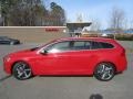 Passion Red 2015 Volvo V60 T6 AWD R-Design Exterior