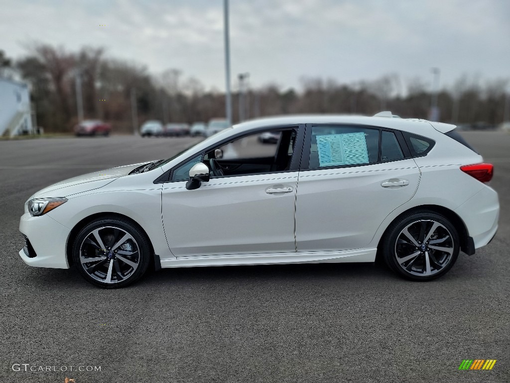 Crystal White Pearl 2020 Subaru Impreza Sport 5-Door Exterior Photo #143470628