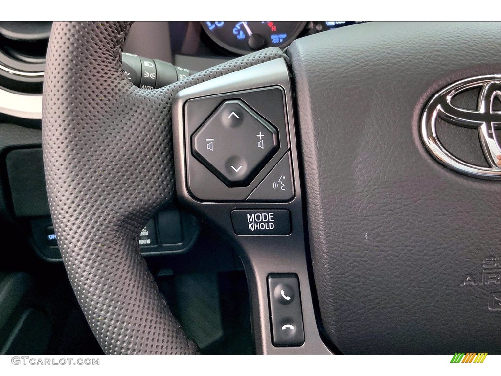 2021 Toyota Tacoma TRD Off Road Double Cab 4x4 TRD Cement/Black Steering Wheel Photo #143471066