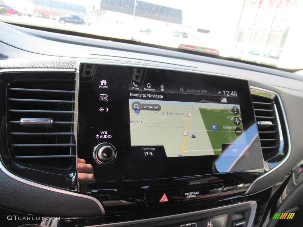 2021 Pilot Black Edition AWD - Platinum White Pearl / Black photo #17