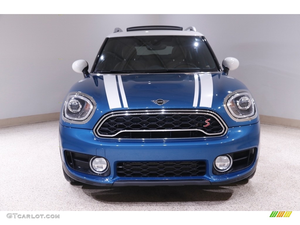 2019 Countryman Cooper S All4 - Island Blue / Chesterfield British Oak photo #2