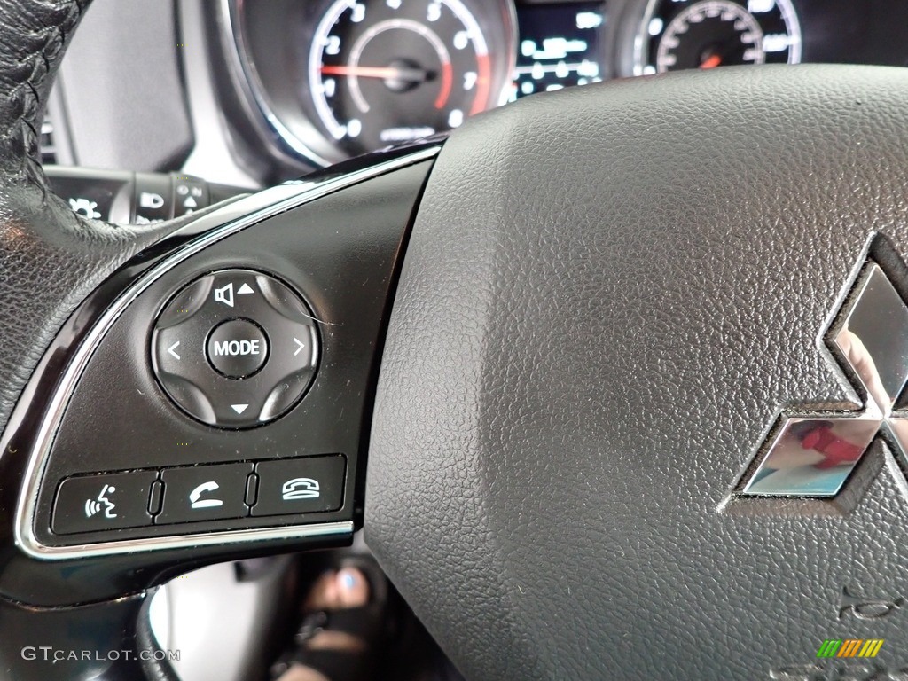 2017 Mitsubishi Outlander Sport ES Black Steering Wheel Photo #143474063